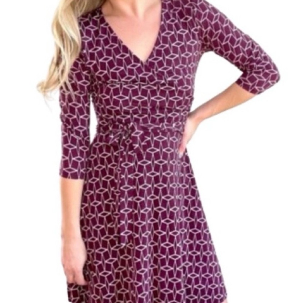 41 Hawthorn Renesme Geo Print Wrap Dress